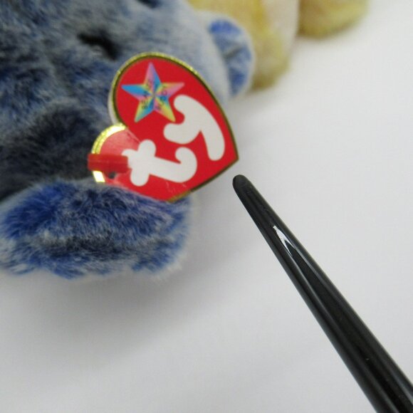 Vintage Ty Classics Bears Butterbeary the Yellow Bear Buddy “Periwinkle" - Picture 11 of 13